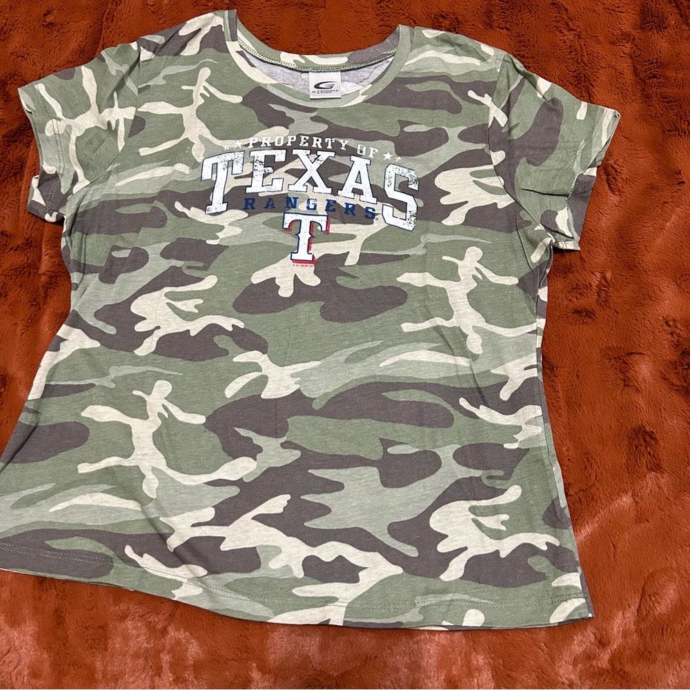 Texas Rangers Camo Tee Shirt